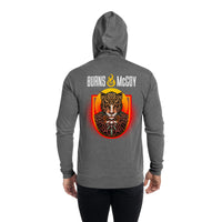 Burns and McCoy Jaguar thin Unisex zip hoodie