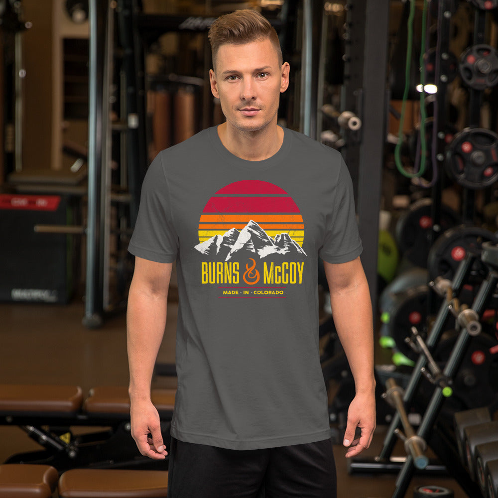 Burns and McCoy Colorado Sunset Unisex t-shirt