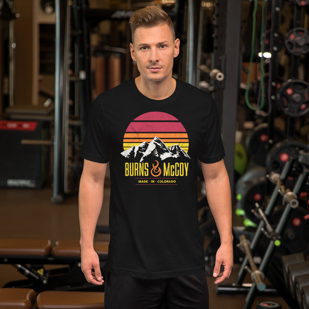 Burns and McCoy Colorado Sunset Unisex t-shirt