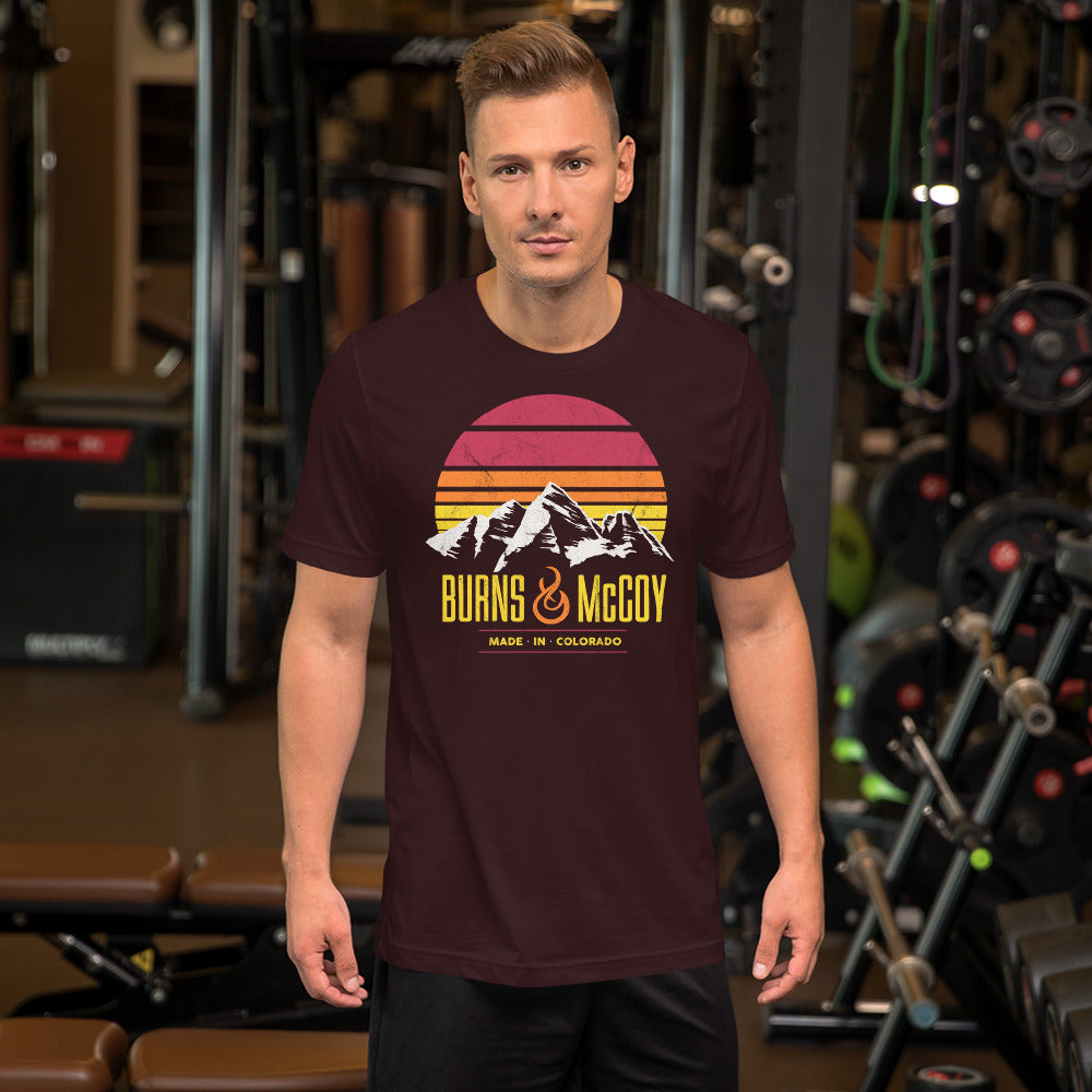 Burns and McCoy Colorado Sunset Unisex t-shirt